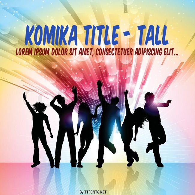 Komika Title - Tall example